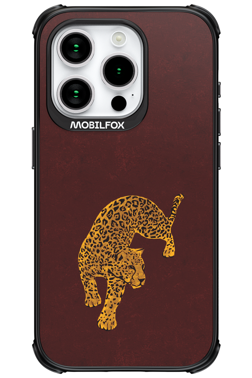 Burgundy Leopard - Apple iPhone 15 Pro