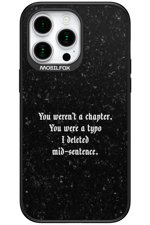 A Typo - Apple iPhone 15 Pro Max