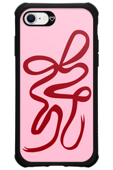 Burgundy Bow - Apple iPhone SE 2020