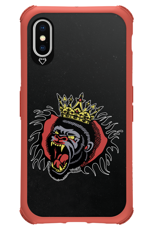 Monkey Rage Black - Apple iPhone XS