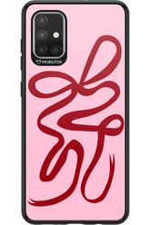 Burgundy Bow - Samsung Galaxy A71