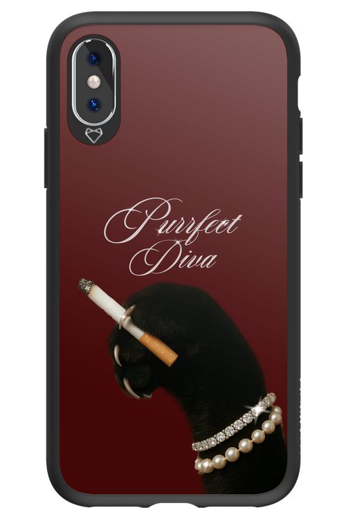 Purrfect Diva - Apple iPhone X