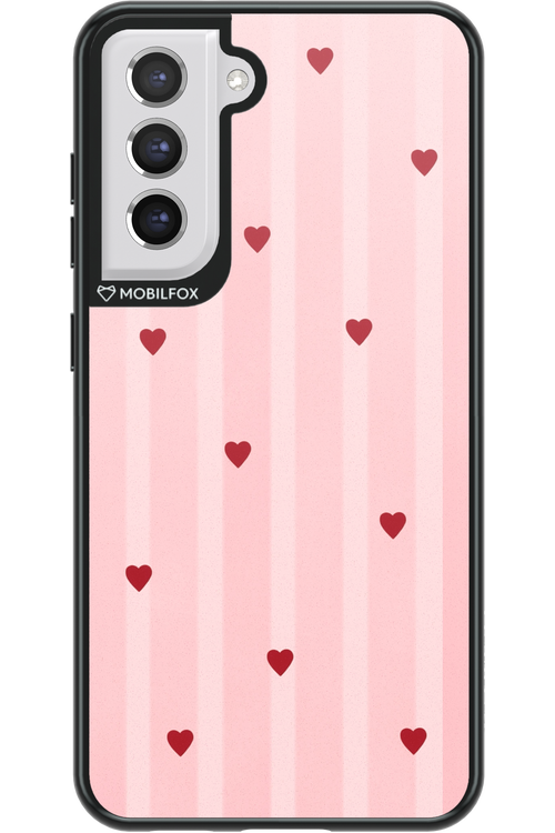 Red Little Hearts 2.0 - Samsung Galaxy S21 FE