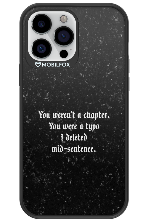 A Typo - Apple iPhone 13 Pro Max