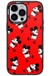 Iconic Mouse (red pattern) - Apple iPhone 14 Pro Max
