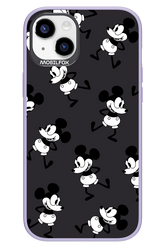 Iconic Mouse (antracite pattern) - Apple iPhone 14 Plus