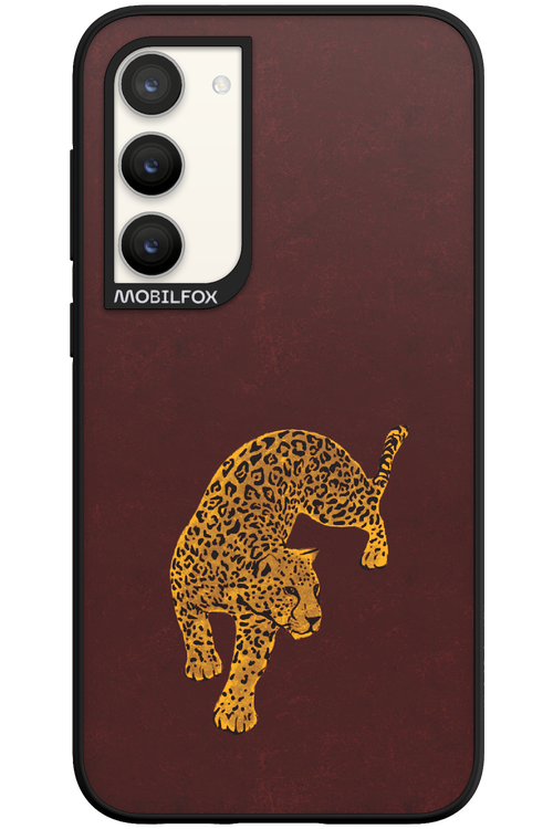 Burgundy Leopard - Samsung Galaxy S23 Plus