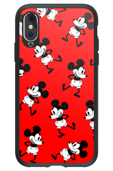 Iconic Mouse (red pattern) - Apple iPhone X