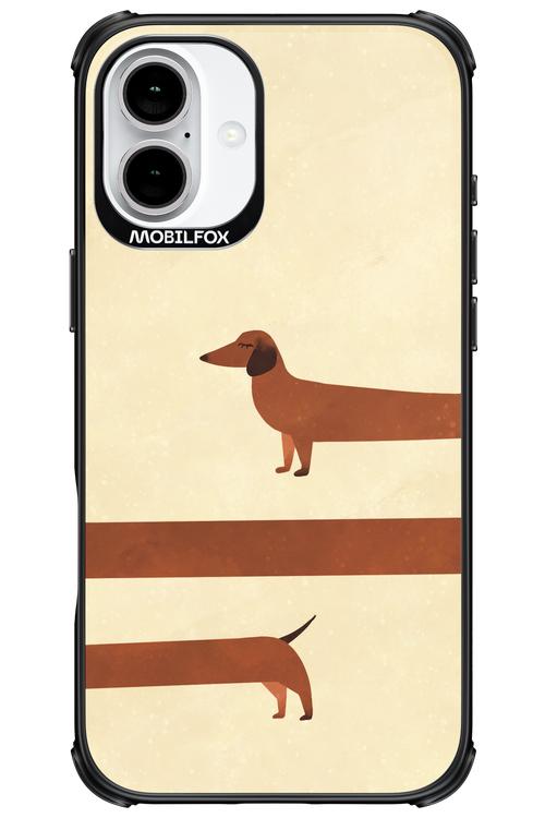 Stretchy Dog - Apple iPhone 16 Plus