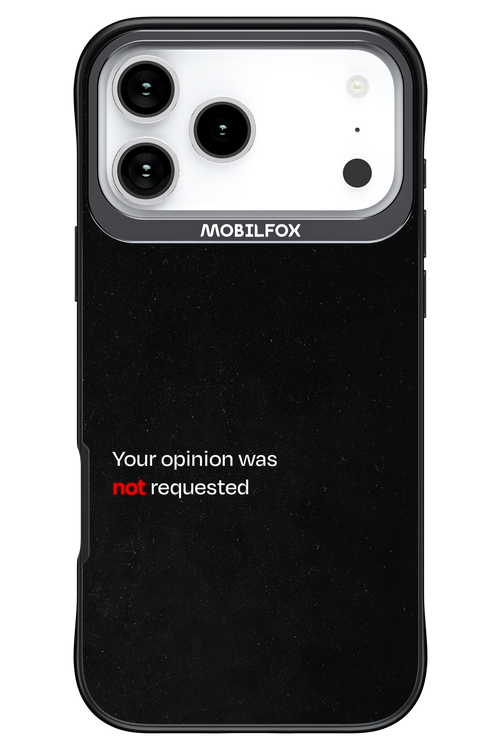 Not Requested 2.0 - Apple iPhone 17 Pro Max