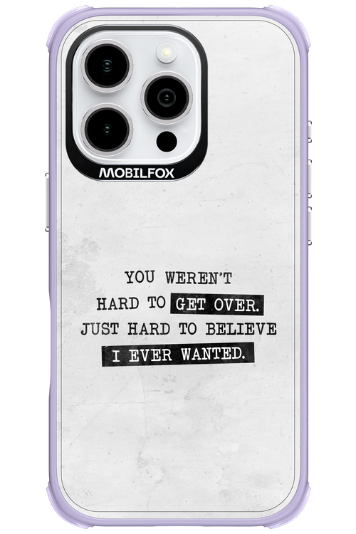 Hard to Believe - Apple iPhone 16 Pro