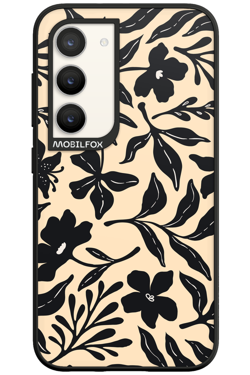Black Flowers 2.0 - Samsung Galaxy S23