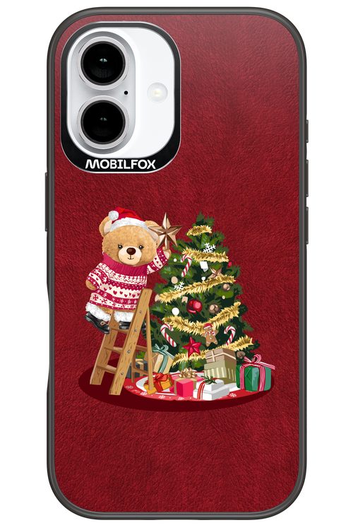 Christmas Bear (Burgundy) - Apple iPhone 16