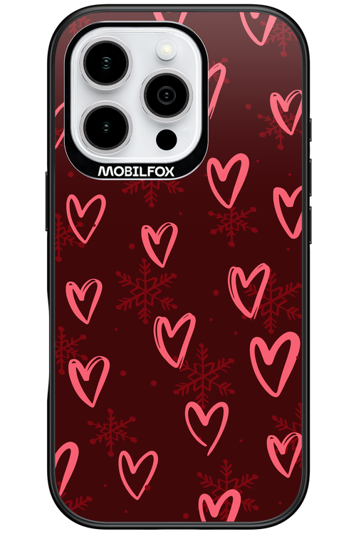 Christmas Hearts - Apple iPhone 16 Pro