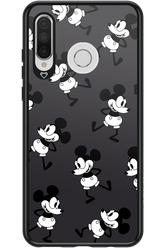 Iconic Mouse (antracite pattern) - Huawei P30 Lite