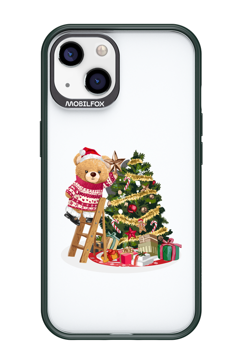 Christmas Bear (Transparent) - Apple iPhone 13