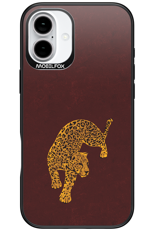 Burgundy Leopard - Apple iPhone 16 Plus