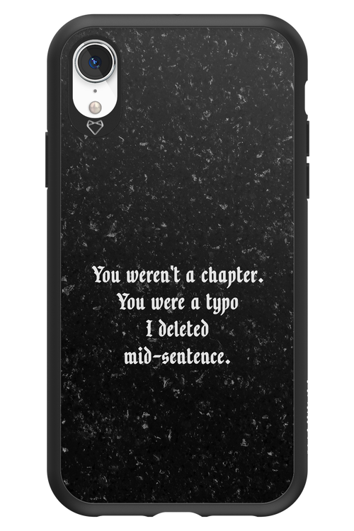 A Typo - Apple iPhone XR