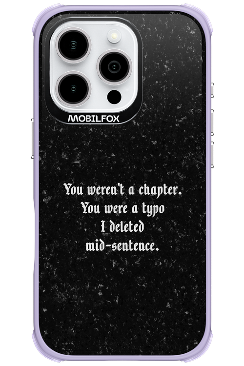 A Typo - Apple iPhone 16 Pro