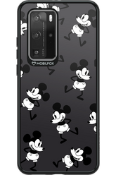 Iconic Mouse (antracite pattern) - Huawei P40 Pro