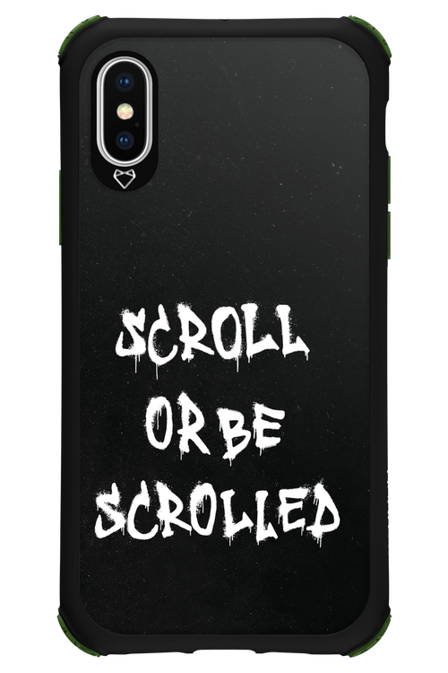 Scroll Black - Apple iPhone X