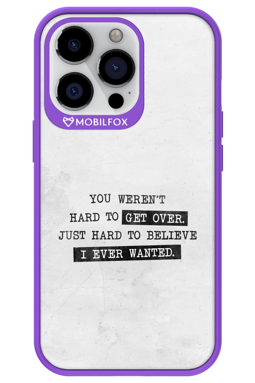 Hard to Believe - Apple iPhone 13 Pro