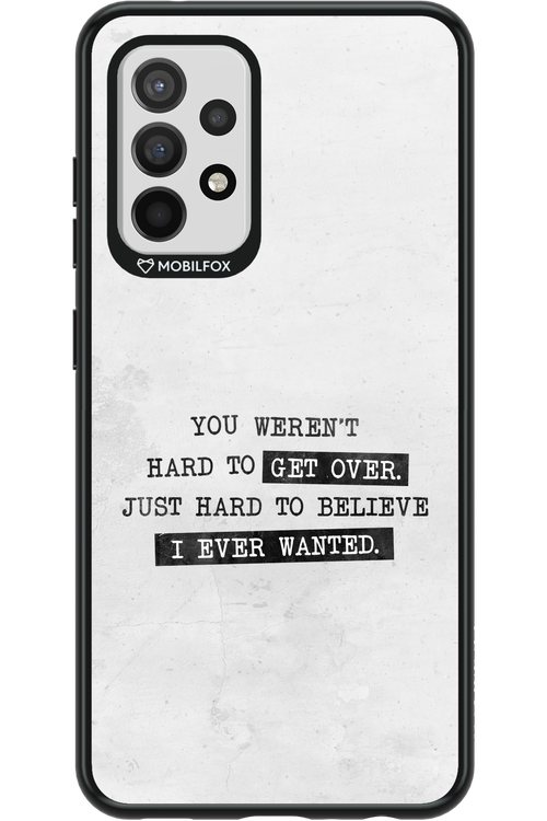 Hard to Believe - Samsung Galaxy A52 / A52 5G / A52s