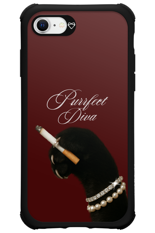 Purrfect Diva - Apple iPhone 8