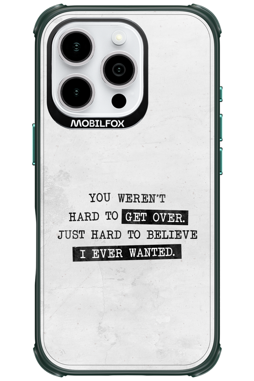 Hard to Believe - Apple iPhone 16 Pro