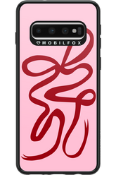 Burgundy Bow - Samsung Galaxy S10