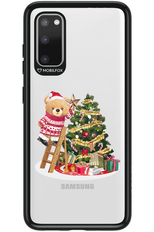 Christmas Bear (Transparent) - Samsung Galaxy S20