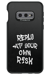 Risk Black - Samsung Galaxy S10e