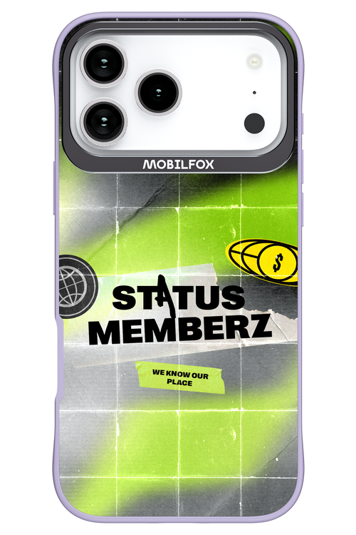 Status Memberz - Apple iPhone 17 Pro Max
