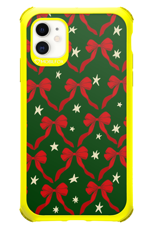 Bow & Stars (Green) - Apple iPhone 11