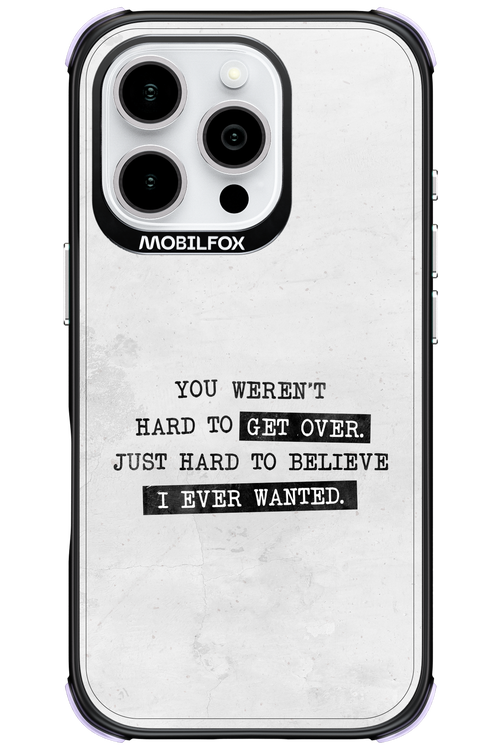 Hard to Believe - Apple iPhone 16 Pro