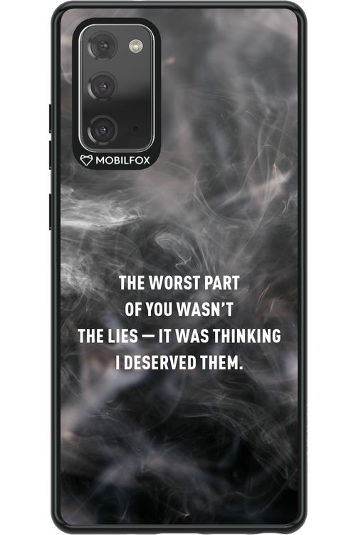 Lies - Samsung Galaxy Note 20