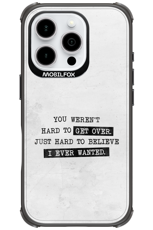 Hard to Believe - Apple iPhone 16 Pro