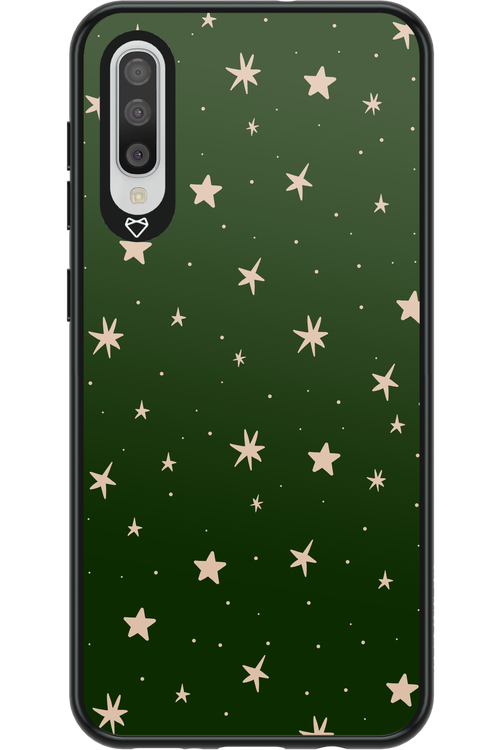 Forest Green Stars - Samsung Galaxy A50