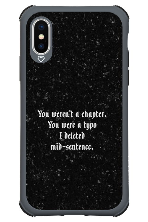 A Typo - Apple iPhone X