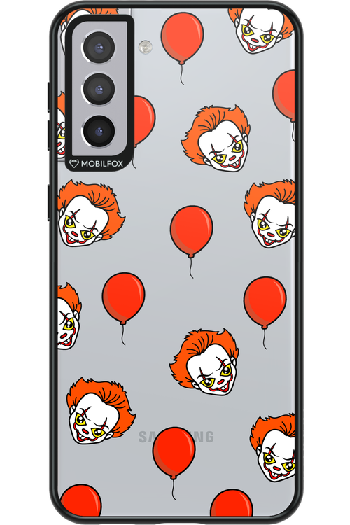 Mystery Clown (Transparent) - Samsung Galaxy S21+
