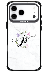 JS Monogram White - Apple iPhone 17 Pro Max