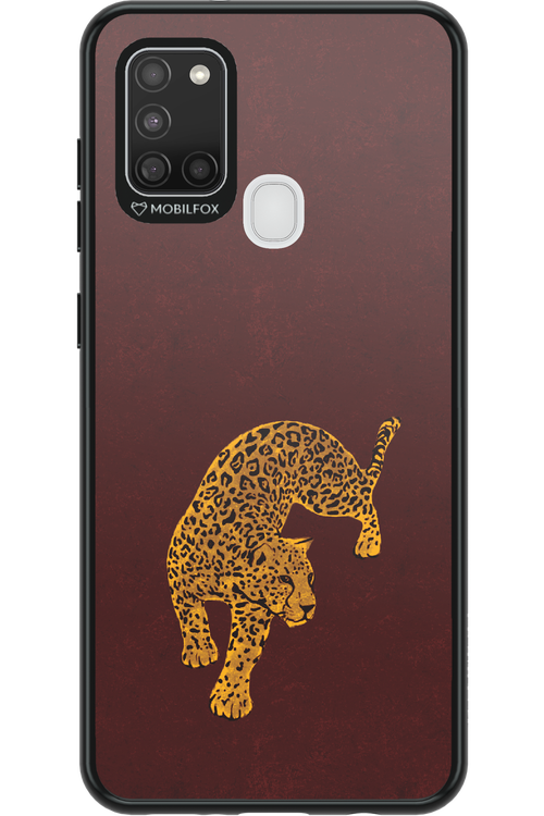 Burgundy Leopard - Samsung Galaxy A21 S