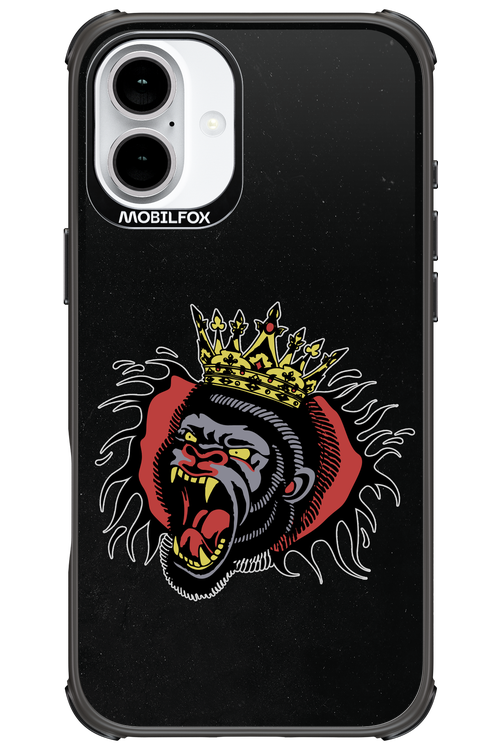 Monkey Rage Black - Apple iPhone 16 Plus