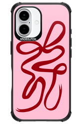 Burgundy Bow - Apple iPhone 16