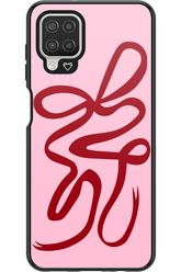 Burgundy Bow - Samsung Galaxy A12