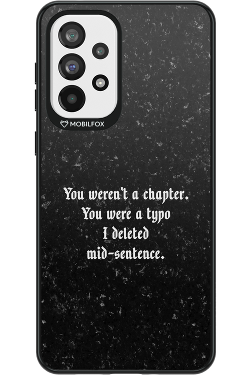 A Typo - Samsung Galaxy A73