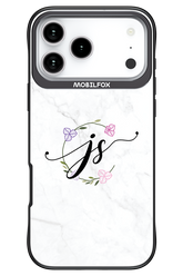 JS Monogram White - Apple iPhone 17 Pro Max