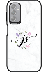 JS Monogram White - Samsung Galaxy A14