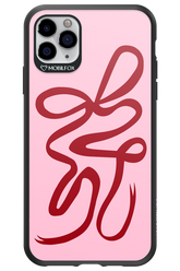 Burgundy Bow - Apple iPhone 11 Pro Max