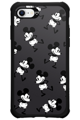 Iconic Mouse (antracite pattern) - Apple iPhone 8